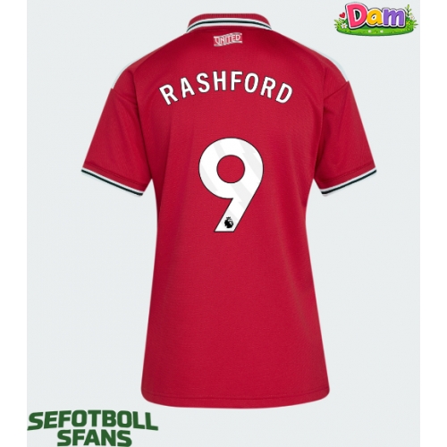 Manchester United Marcus Rashford #9 Hemmatröja Kvinnor 2026-27 Kortärmad